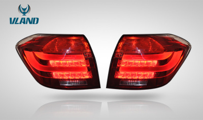 Toyota Highlander (07-10) фонари задние светодиодные тонированные, комплект 2 шт.