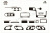 Ford Mondeo 1996-2000 декоративные накладки (отделка салона) под дерево, карбон, алюминий